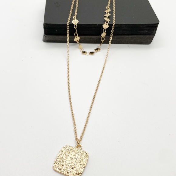 New boho lounge gold chain layer choker necklace - Picture 5 of 7